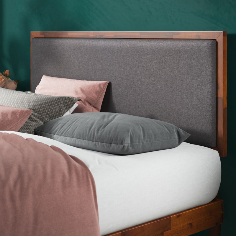 Zinus Raymond 38 inch Wood Platform Bed Frame with Adjustable